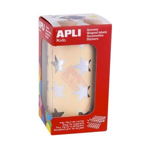 ROLLO GOMETS ESTRELLA 19,5MM PLATA APLI