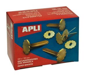 ENCUADERNADOR APLI EXTRA-PLANO 50MM CAJA 100 UNIDADES