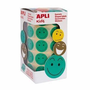 GOMETS APLI CARA FELIZ Ø 20 MM VERDES