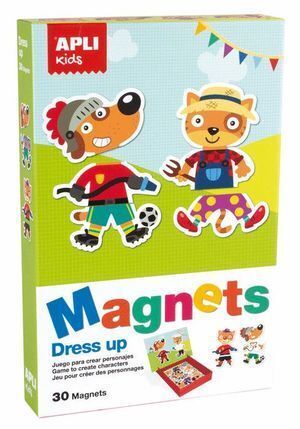 JUEGO MAGNETICO VESTIRSE 30 PIEZAS APLI KIDS 16495