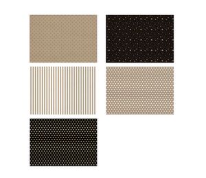 PAPEL DE REGALO  0,70X2M BLACK AND WIHTE