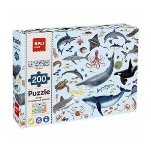 PUZZLE ANIMALES OCÉANO 200 PIEZAS APLI