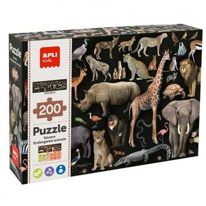PUZZLE ANIMALES SABANA 200 PIEZAS