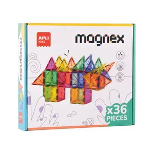 JUEGO DE CONSTRUCCIÓN MAGNÉTICO MAGNEX 36 PIEZAS APLI