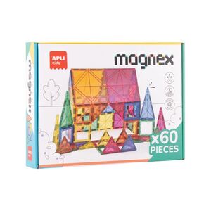 JUEGO DE CONSTRUCCIÓN MAGNÉTICO MAGNEX 60 PIEZAS