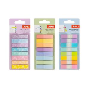MARCAPÁGINAS ADHESIVOS PASTEL 160 UNIDADES APLI