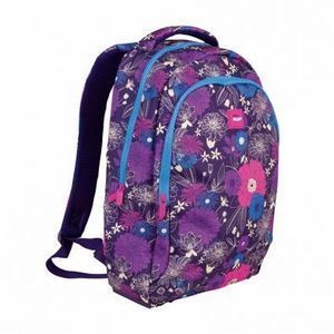 MOCHILA ESCOLAR FLORES VIOLETA MILAN