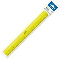 REGLA FLEXIBLE 30CM AMARILLA MILAN