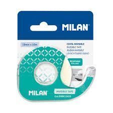 CINTA ADHESIVA INVISIBLE MILAN 19 MM X 33 M CON DISPENSADOR