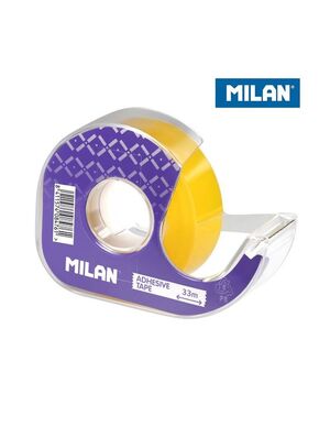 CINTA ADHESIVA MILAN 19 MM X 33 M CON DISPENSADOR