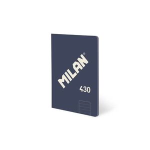 LIBRETA A5 ENCOLADA LINEAS MILAN 1918 AZUL