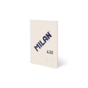 LIBRETA A5 ENCOLADA LISO MILAN 1918 BEIGE