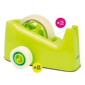 PORTARROLLOS CON DOBLE ADAPTADOR ACID AMARILLO