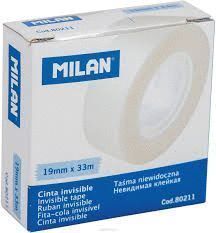 CINTA ADHESIVA INVISIBLE MILAN 19 MM X 33 MM