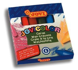 CERAS JOVICOLOR WAX CRAYONS 6 UNIDADES 