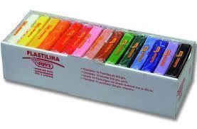 PLASTILINA JOVI 72/15 350GR NEGRA 