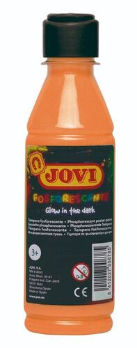 TEMPERA FOSFORESCENTE JOVI 250 ML NARANJA