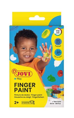 ESTUCHE PINTURA DE DEDOS 6 BOTES 35 ML JOVI