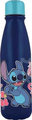 BOTELLA ALUMINIO INFANTIL 600 ML STITCH PALMS