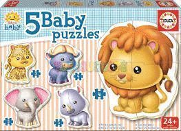 PUZZLE EDUCA ANIMALES SALVAJES