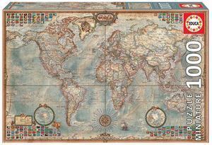 PUZZLE EDUCA 1000 PIEZAS EL MUNDO MAPA POLITICO MINIATURE