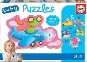 BABY PUZZLES ANIMALES AL VOLANTE