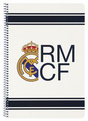 BLOC ESPIRAL Fº 80H TAPA DURA REAL MADRID 16 17