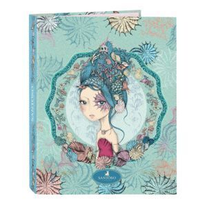 CARPETA FOLIO 4 ANILLAS MIRABELLE MARINA BY SANTORO