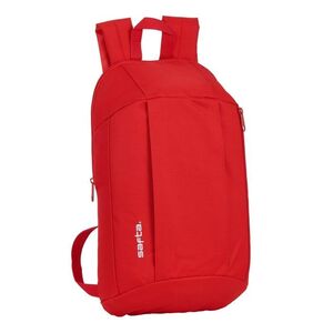 MOCHILA SAFTA MINI BOLSILLO VERTICAL ROJO 39X22CM