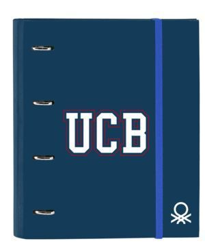 CARPEBLOC A4 4 ANILLAS 100H BENETTON NAVY