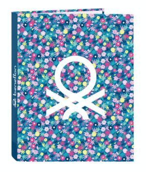 CARPETA FOLIO 4 ANILLAS BENETTON BLOOMING