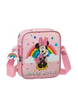 BOLSITO BANDOLERA MINNIE MOUSE RAINBOW