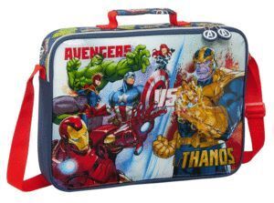 CARTERA EXTRAESCOLAR AVENGERS HEROES VS THANOS