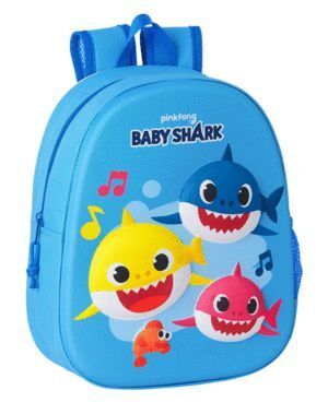 MOCHILA 3D BABY SHARK