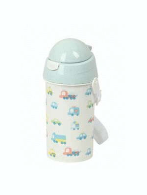 BOTELLA 500ML CON PAJITA VEHICULOS