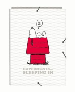 CARPETA FOLIO 3 SOLAPAS SNOOPY FRIENDS FOREVER