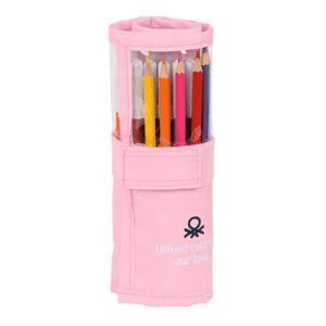 PLUMIER BENETTON VICHY ENROLLABLE  27 PIEZAS