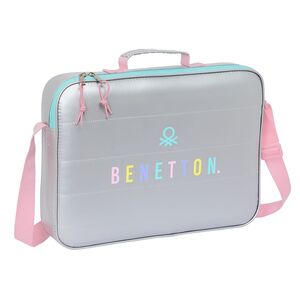 CARTERA EXTRAESCOLAR BENETTON SILVER