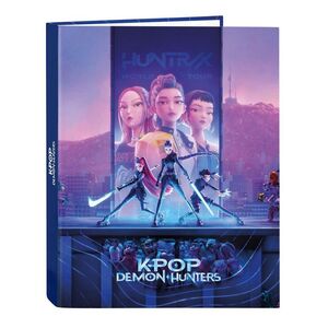 CARPETA CARTON FOLIO 4 ANILLAS MIXTAS K-POP DH