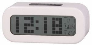 RELOJ DESPERTADOR DAEWOO DIGITAL DCD-24W BLANCO