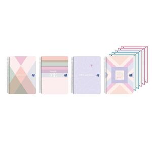 CUADERNO A4+ 5X5 120H EBOOK OXFORD CUTE