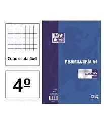 RECAMBIO 4º 90GR 4X4 4T 100 HOJAS OXFORD