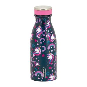 BOTELLA TÉRMICA TANDEM 350ML UNICORNIO AZUL KID