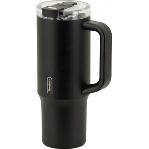 TUMBLER CON ASA 1L NEGRO TANDEM