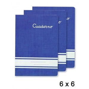 CUADERNO GRAPADO CUADRO 6X6 A5 32H PACSA