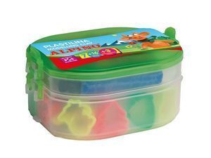 KIT PLASTILINA ALPINO 7UNID 54GR 16 MOLDES 3 HERRAMIENTAS