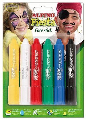 MAQUILLAJE ALPINO 6 COLORES SURTIDOS