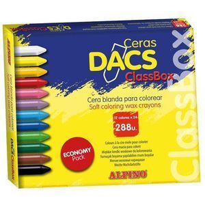 LAPICES DE CERA DACS SCHOOL PACK 288 UNIDADES