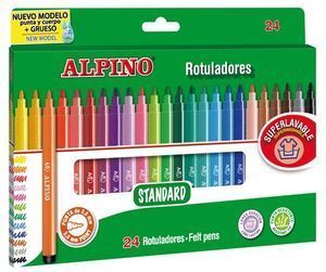 ROTULADOR ALPINO 24 COLORES