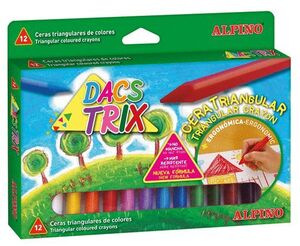 CERA DACSTRIX ALPINO 12 COLORES SURTIDOS